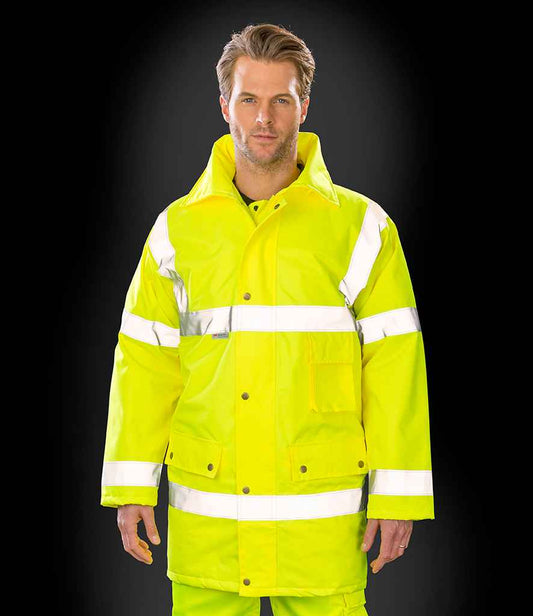 Result Safe-Guard Hi-Vis Safety Jacket - model image