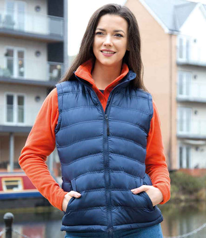 Result Urban Ladies Ice Bird Padded Gilet - model image