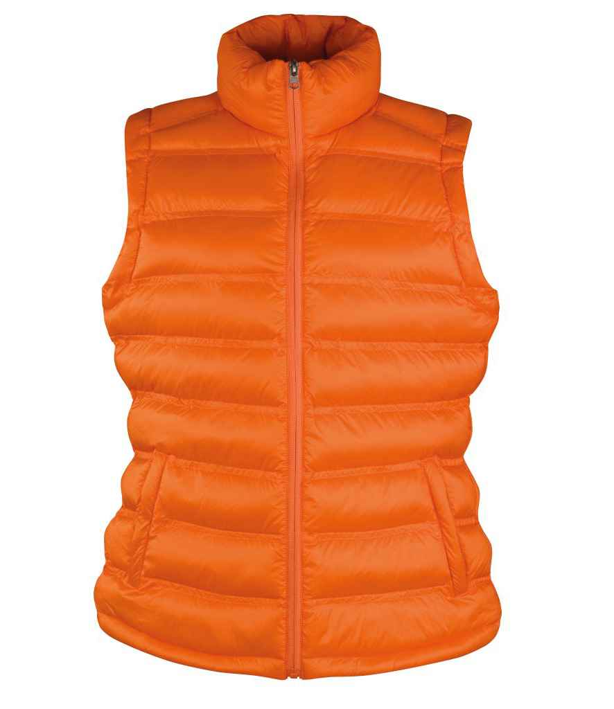 Result Urban Ladies Ice Bird Padded Gilet in Orange