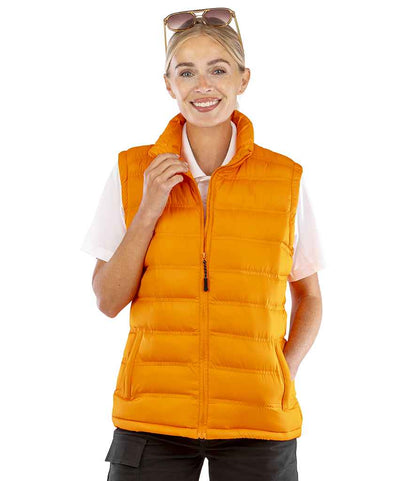 Result Urban Ladies Ice Bird Padded Gilet - model image