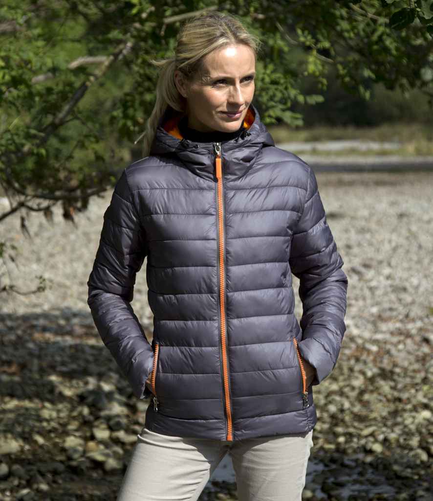 Result Urban Ladies Snow Bird Padded Jacket - model image