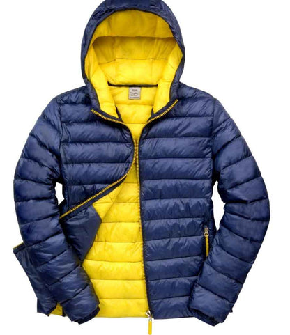 Result Urban Snow Bird Padded Jacket in Navy/Yellow