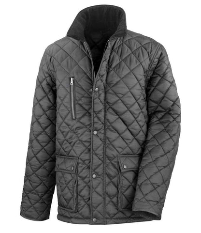 Result Urban Cheltenham Gold Jacket in Black