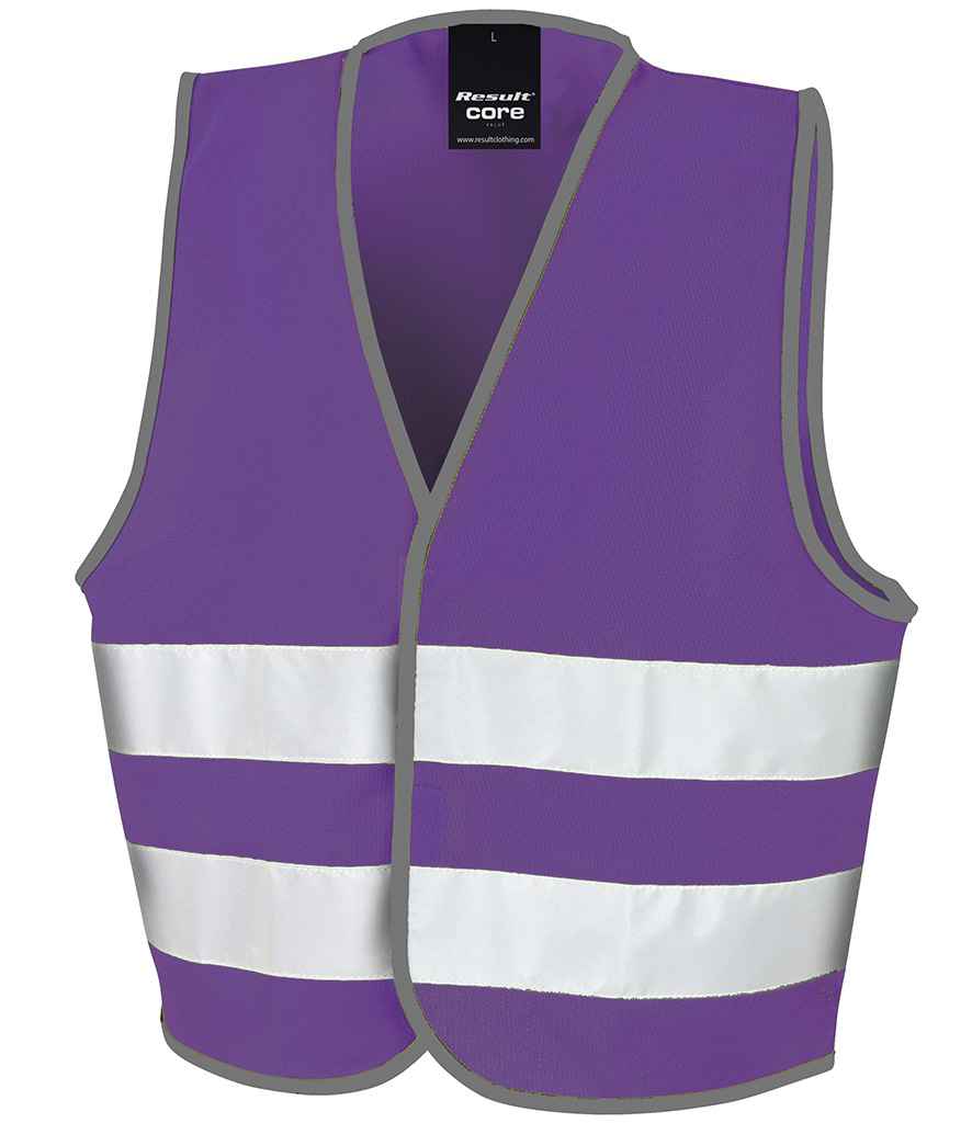 Result Core Kids Enhanced Vis Vest in Purple