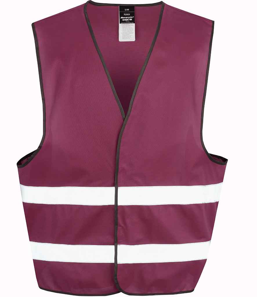 Result Core Enhanced Vis Vest in Burgundy