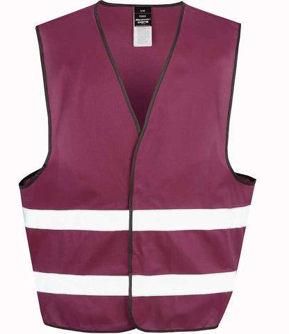 Result Core Enhanced Vis Vest in Burgundy