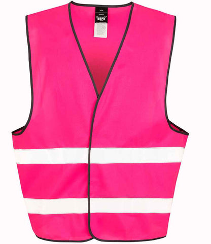 Result Core Enhanced Vis Vest in Fluorescent Pink