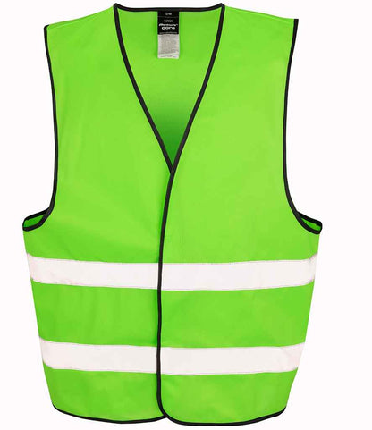 Result Core Enhanced Vis Vest in Lime Green