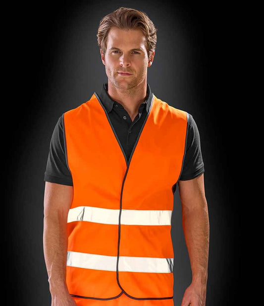 Result Core Motorist Hi-Vis Vest - Fluorescent Orange