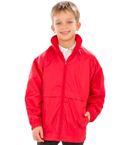 Result Core Kids Micro Fleece Lined Jacket - model image