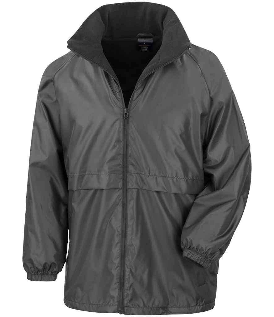 Result Core Micro Fleece Lined Jacket in Black