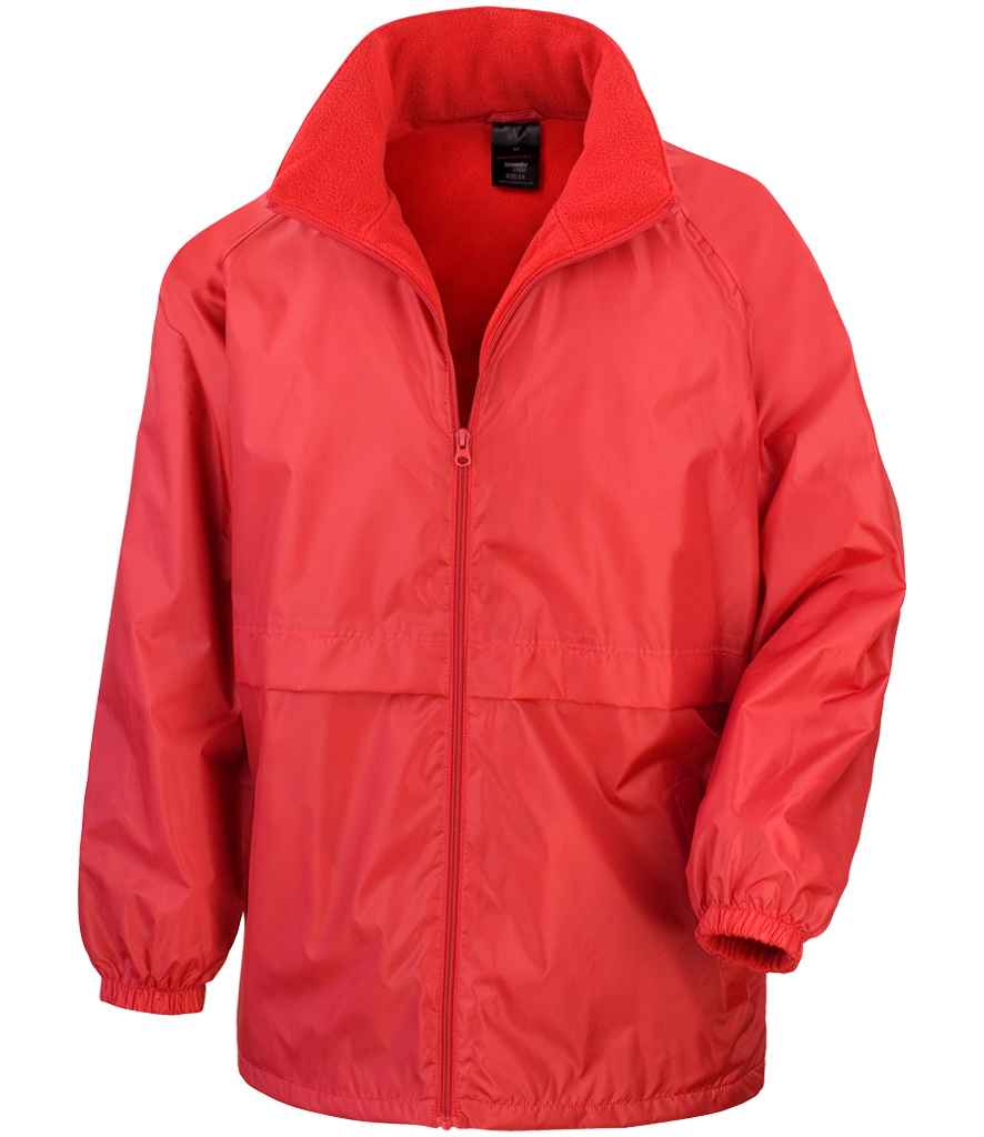 Result Core Micro Fleece Lined Jacket in Red