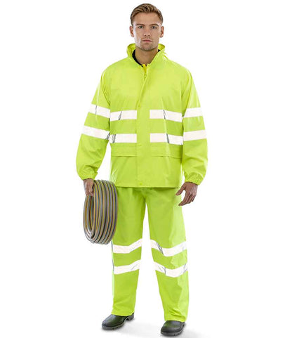 Result Safe-Guard Hi-Vis Waterproof Suit - model image