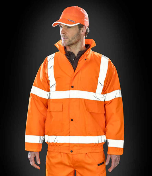 Result Core Hi-Vis Winter Blouson Jacket - model image