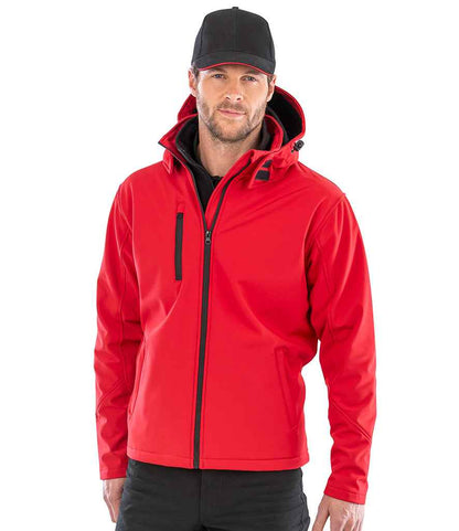 Result Core Hooded Soft Shell Jacket - model image