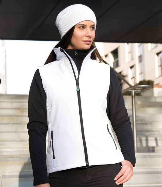 Result Core Ladies Printable Soft Shell Bodywarmer - model image