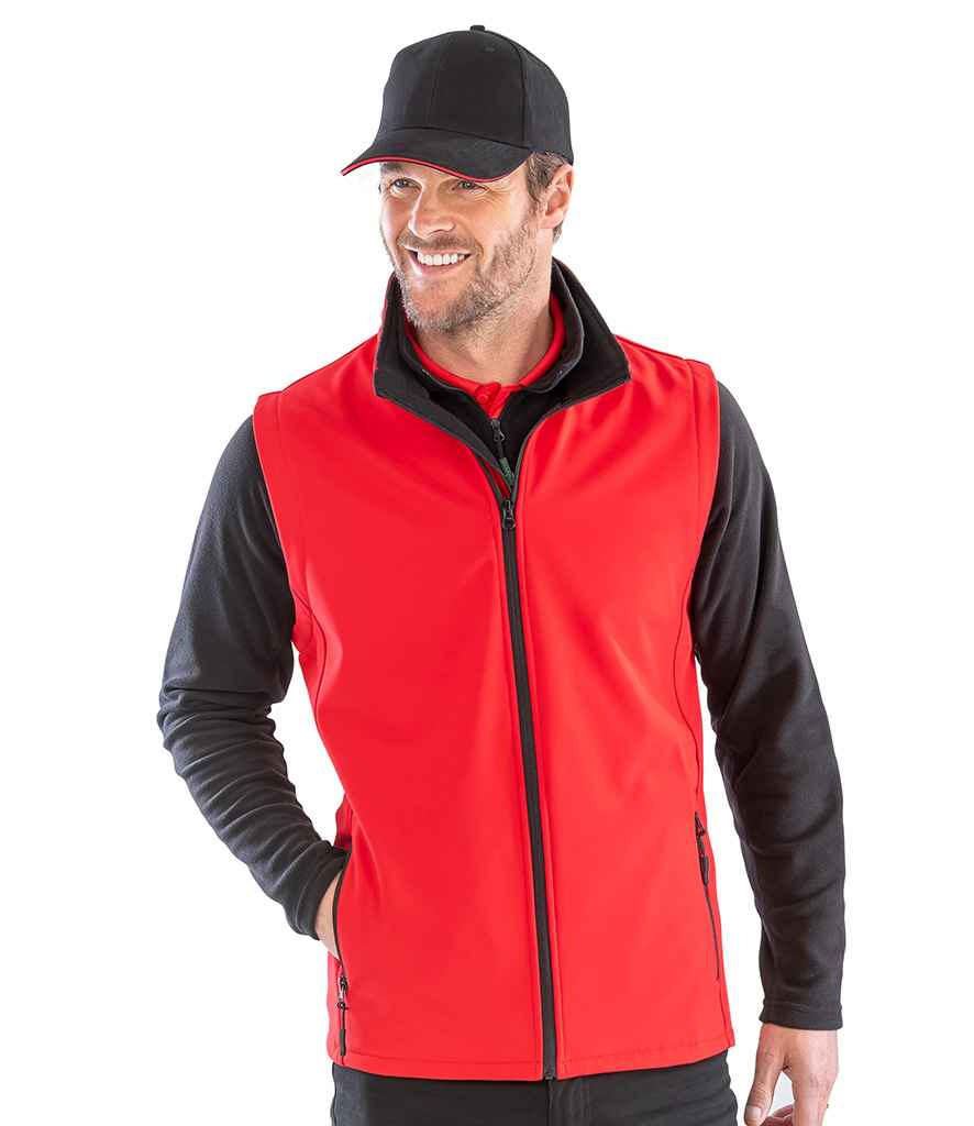 Result Core Printable Soft Shell Bodywarmer - model image