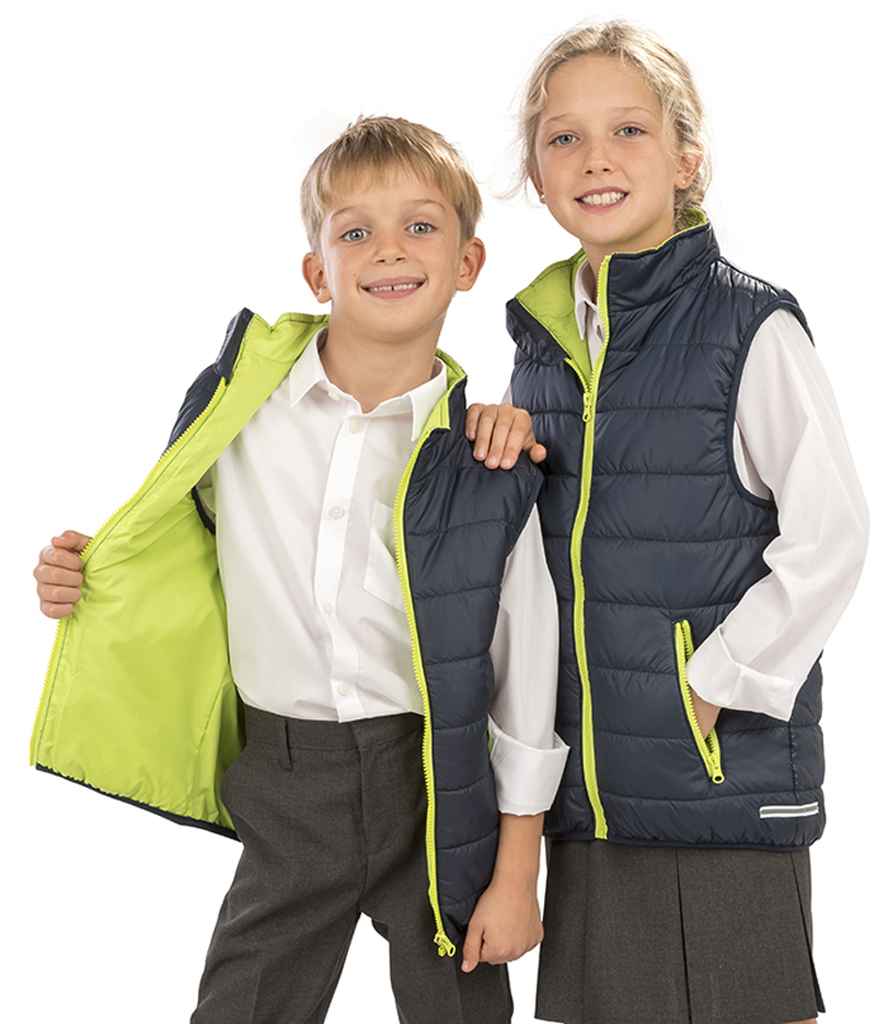 Result Core Kids Padded Bodywarmer - model image