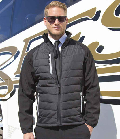 Result Recycled Compass Padded Jacket - model image