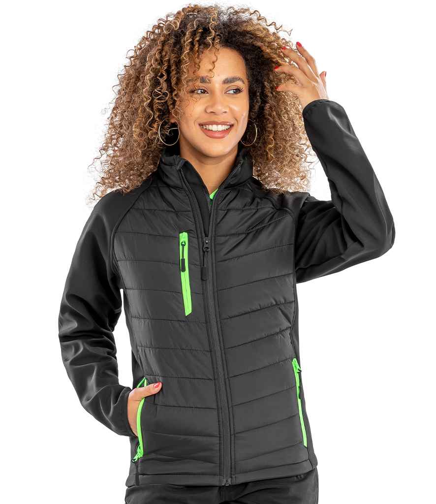 Result Recycled Compass Padded Jacket - model image