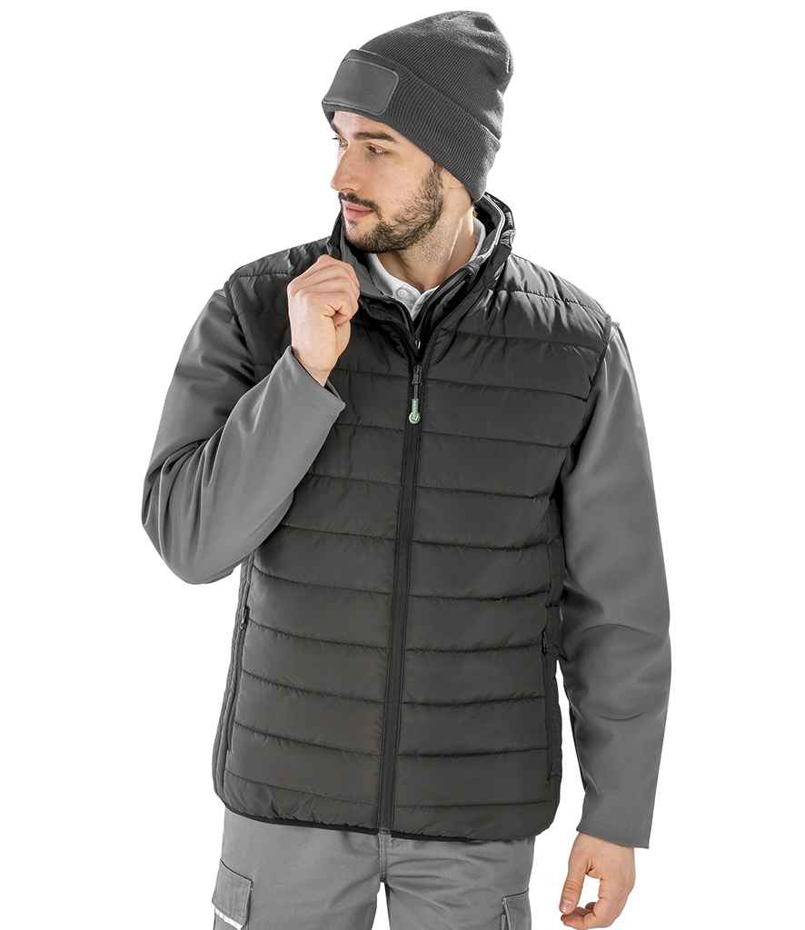 Result Recycled Promo Padded Bodywarmer - model image