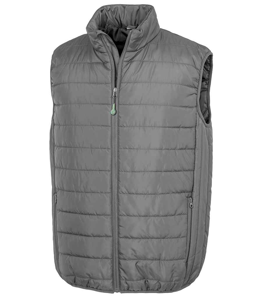 Result Recycled Promo Padded Bodywarmer in Grey