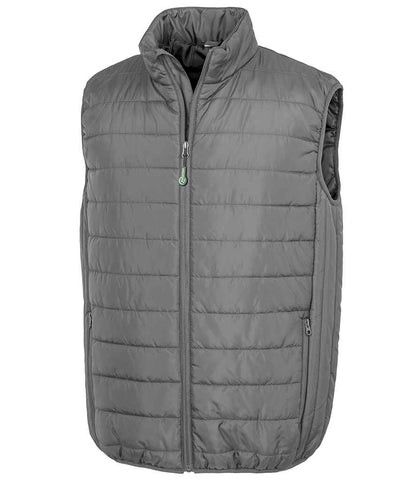 Result Recycled Promo Padded Bodywarmer in Grey