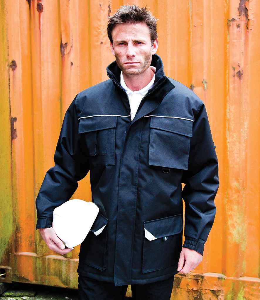 Result Work-Guard Sabre Long Coat - model image