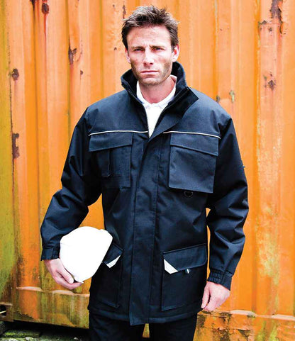 Result Work-Guard Sabre Long Coat - model image
