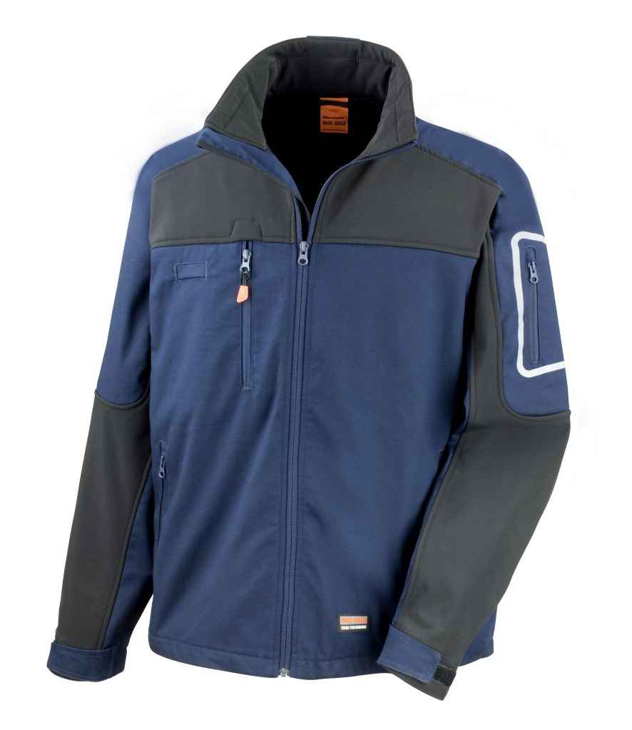 Result Work-Guard Sabre Soft Shell Jacket in Navy