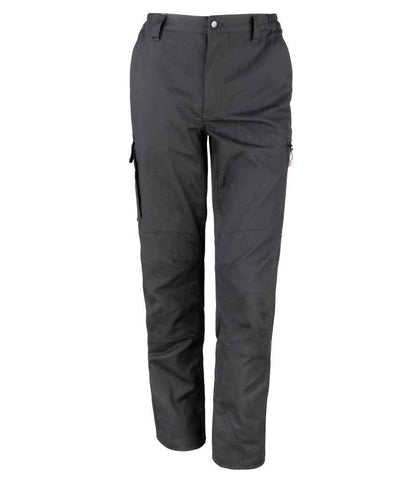 Result Work-Guard Stretch Trousers in Black