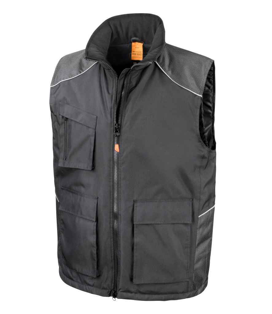 Result Work-Guard Vostex Bodywarmer in Black