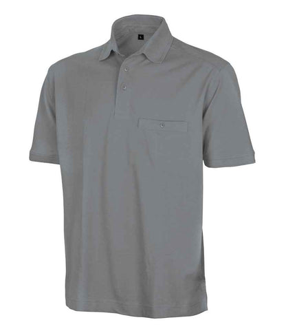 Result Work-Guard Apex Pocket Piqué Polo Shirt in Workguard Grey