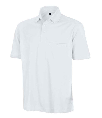 Result Work-Guard Apex Pocket Piqué Polo Shirt in White