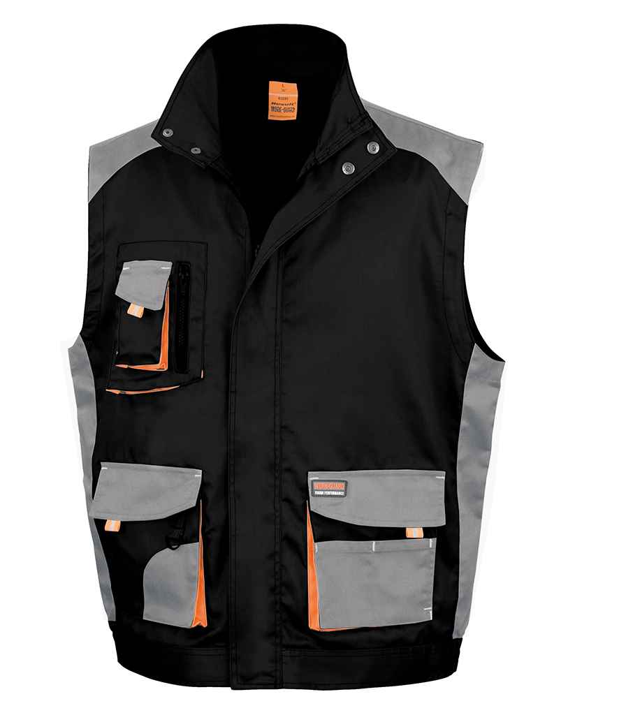 Result Work-Guard Lite Gilet in Black/Grey