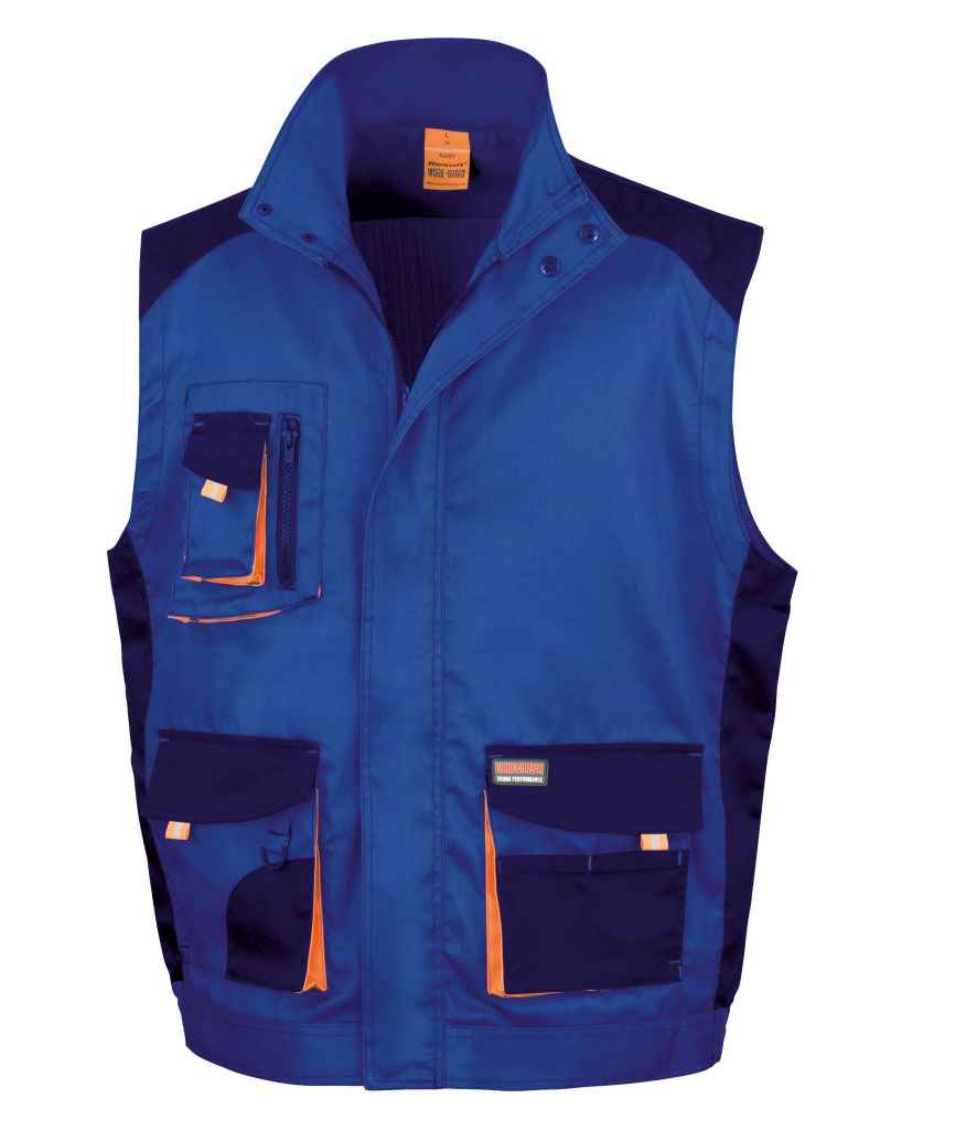 Result Work-Guard Lite Gilet in Royal Blue/Navy
