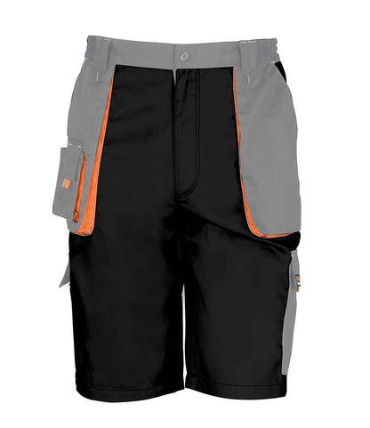 Result Work-Guard Lite Shorts in Black/Grey