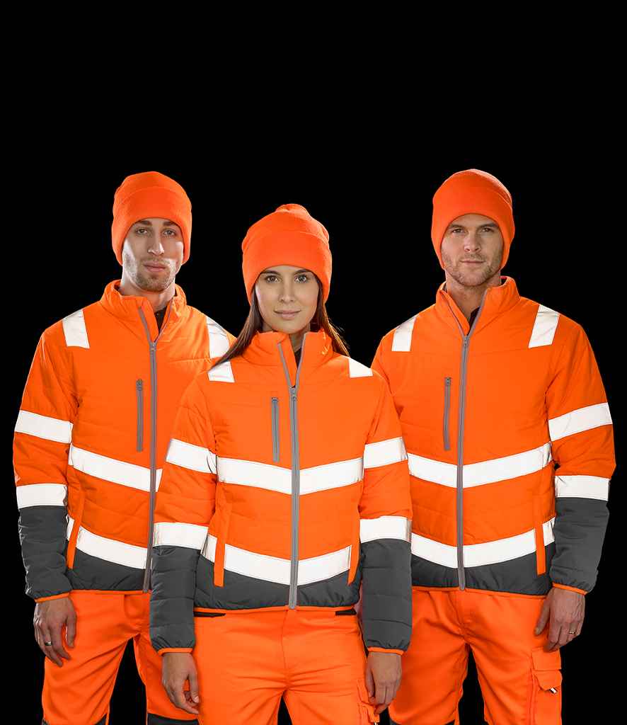 Result Safe-Guard Ladies Soft Safety Jacket - model image