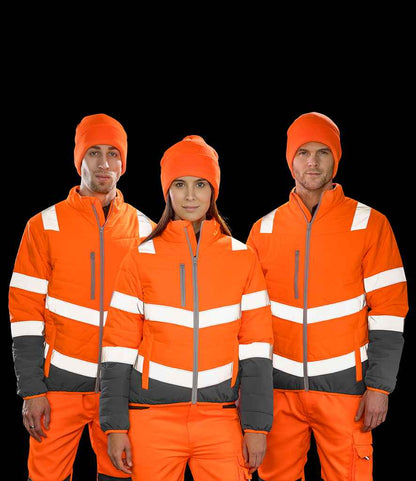 Result Safe-Guard Ladies Soft Safety Jacket - model image