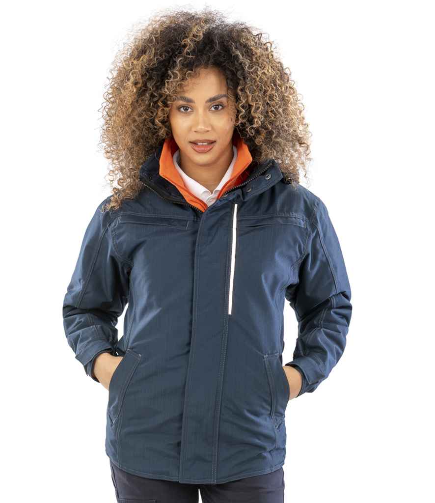 Result Work-Guard Denim Texture Rugged Jacket - model image