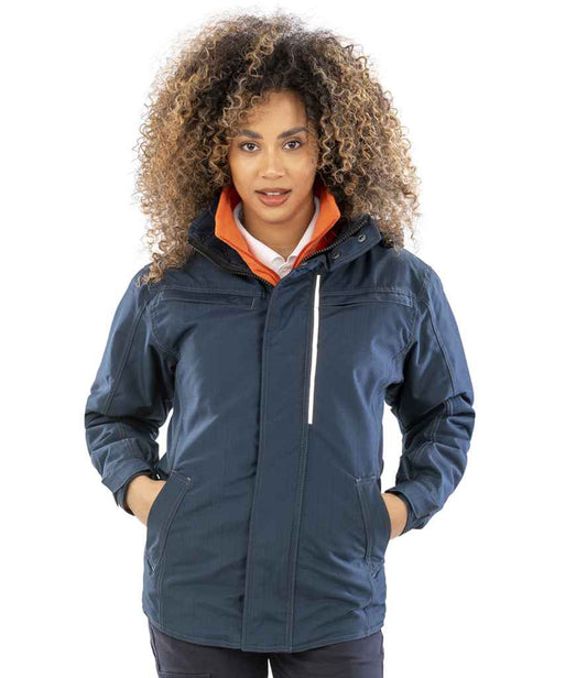 Result Work-Guard Denim Texture Rugged Jacket - model image