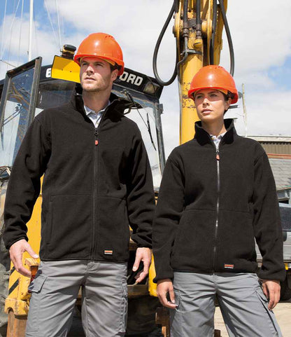 Result Work-Guard Heavy Duty Micro Fleece Jacket - model image