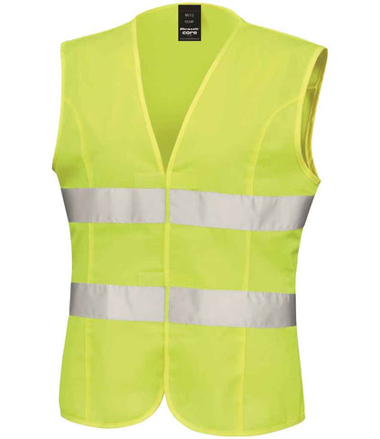 Result Core Ladies Hi-Vis Vest in Fluorescent Yellow