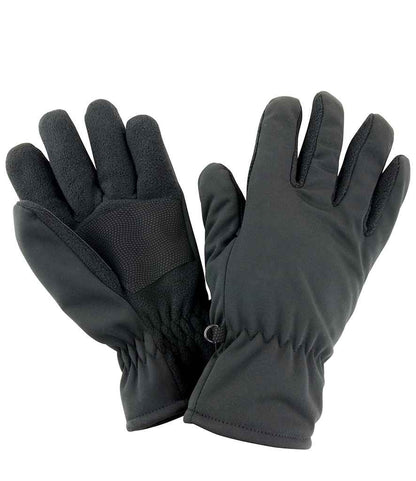 Result Soft Shell Thermal Gloves - model image