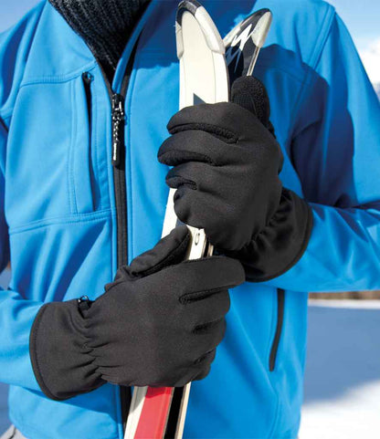 Result Soft Shell Thermal Gloves - model image