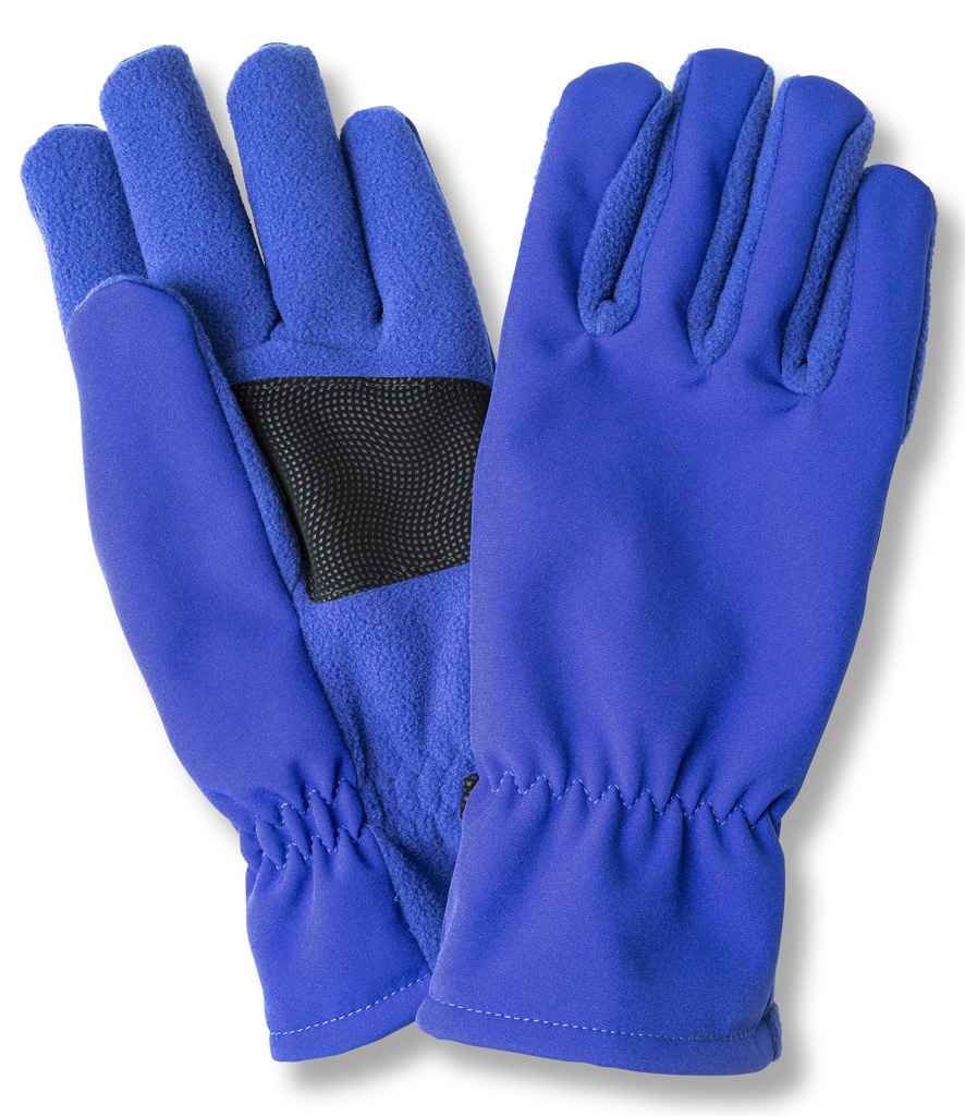 Result Soft Shell Thermal Gloves in Royal Blue