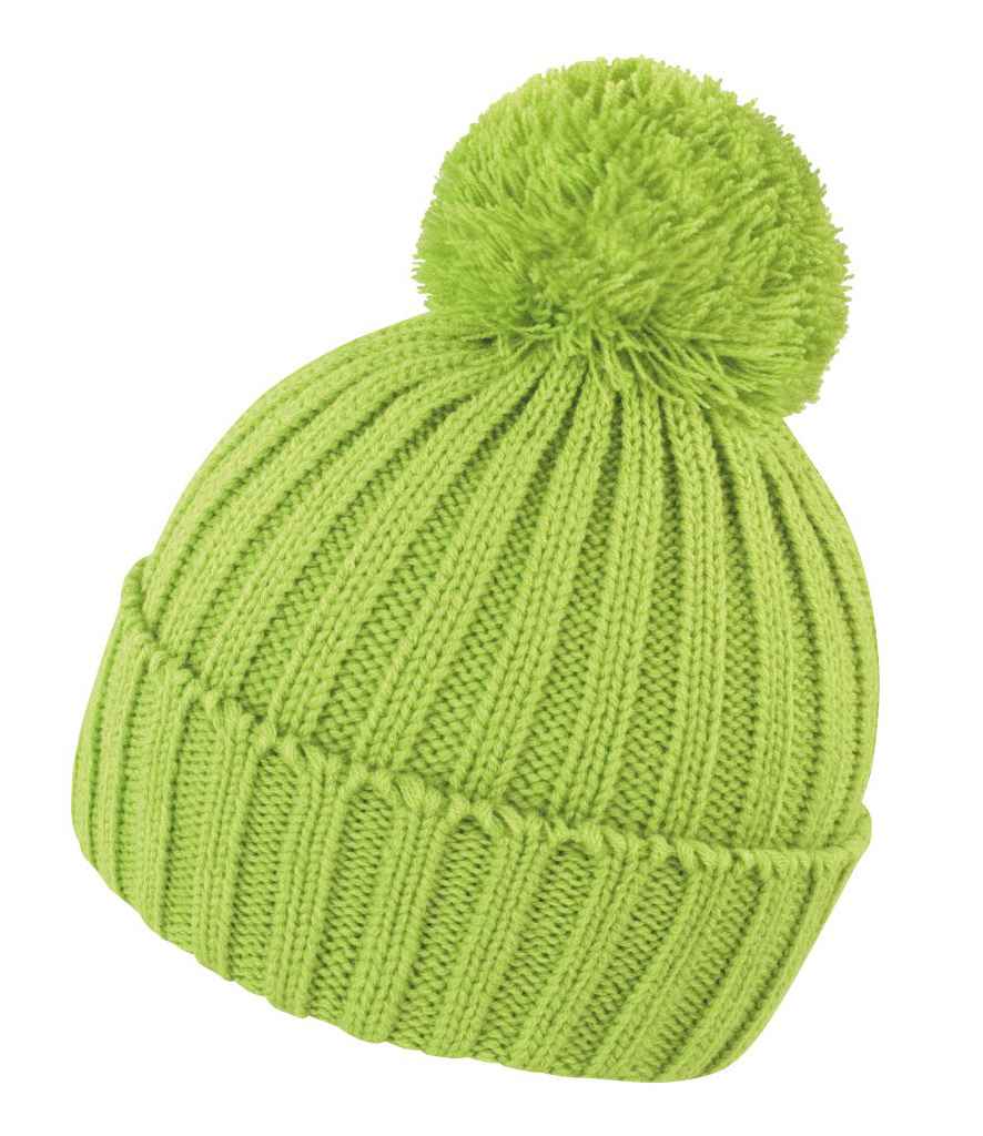 Result HDi Quest Knitted Hat in Lime Green