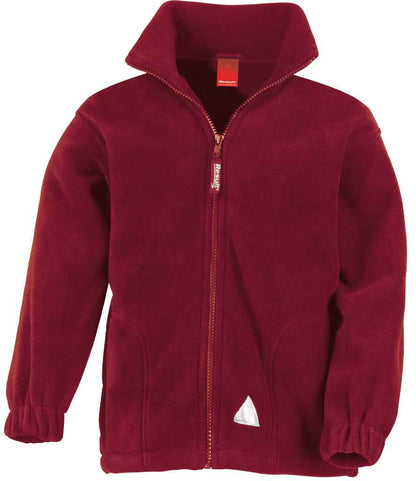 Result Kids/Youths Polartherm™ Fleece Jacket in Burgundy