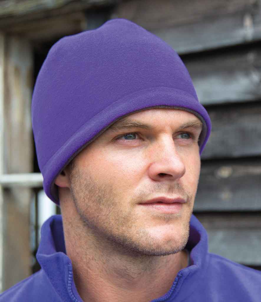 Result Reversible Fleece Skull Hat - model image