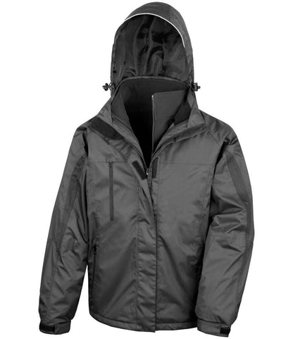 Result Journey 3-in-1 Jacket with Soft Shell Inner in Black/Black
